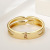 Brick Bracelet Zinc Alloy Women's Asymmetric Hollow European and American Fashion Cool Niche Exaggerated Style Costume Accessories