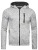 Foreign Trade Men's Sports Casual Jacquard Sweater Fleece Cardigan Hooded Warm Jacket