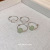 Dongdaemun round Ring Earrings New Minimalist Design Beautiful Ear Hook Ear Ring All-Match Commute Earrings Wholesale
