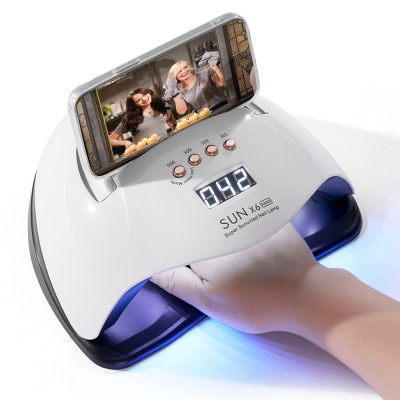 Sun X6 Max Nail Phototherapy Machine 220W Quick-Drying Phototherapy Machine Heating Lamp Non-Black Fingernail Dryer