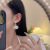 Korean Temperamental Fairy Pearl Flower Earrings Fresh Sweet Acrylic Earrings Fashion Trending Graceful Earrings
