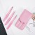 430 Stainless Steel 1.5 Thick Black/Pink Eye Tweezer Oblique Mouth High Precision Eyebrow Clip Leather Case Decoration
