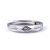 in Europe and America Open Mouth White Gold Plated Men and Women Ring Lettering Her King His Queen Couple Pair Finger