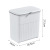 Z107 Hanging Kitchen Flap Trash Can Household Kitchen Bathroom Bedroom Gap Wall Hanging Trash Can with Lid