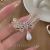 Bow Pearl Zircon Brooch Korean Style Retro and Fashion All-Matching Corsage Pin Suit Coat Overcoat Accessories