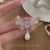 Bow Pearl Zircon Brooch Korean Style Retro and Fashion All-Matching Corsage Pin Suit Coat Overcoat Accessories