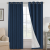 Solid Color High-Grade Curtain Soundproof Full Shading Curtain American Linen Curtain with Coating