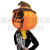 Cross-Border Halloween Pumpkin Headgear Inflatable Clothing Party Performance Spoof Role Play Inflatable Headgear