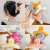 Solid Color Furry Barrettes Back Head New Plush Clip Bun Hairpin Temperament Grip Female Headdress