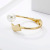 Pearl Bracelet Female Irregular Asymmetric Open Zinc Alloy Fashion Personality European and American Exaggerated Style Hot Selling Jewelry