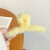 Solid Color Furry Barrettes Back Head New Plush Clip Bun Hairpin Temperament Grip Female Headdress