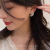 Pearl Stitching Zircon Stud Earrings Sterling Silver Needle Korean Style Retro Fashion Trends Three Flowers Ear Rings