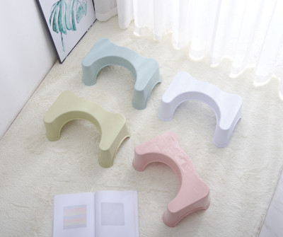 Thickened Toilet Stool Plastic Footpad Plastic Children's Footstool Adult Squatting Pit Squatting Toilet Seat Cushion Height