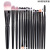 Cross-Border Hot Sale 15 Makeup Brushes Set Eye Brush Eye Shadow Brush Beauty Tools AliExpress Foreign Trade in Stock