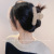 Solid Color Furry Barrettes Back Head New Plush Clip Bun Hairpin Temperament Grip Female Headdress