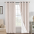 Solid Color High-Grade Curtain Soundproof Full Shading Curtain American Linen Curtain with Coating