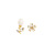 Silver Needle Korean Asymmetric Tulip Flower Earrings for Women Ins Trendy Refined Zircon Advanced Design Sense Earrings