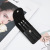 430 Stainless Steel 1.5 Thick Black/Pink Eye Tweezer Oblique Mouth High Precision Eyebrow Clip Leather Case Decoration