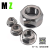 ANSI/ASME M8 Titanium Hexagon Flange Nut for Motorcycles and Automobiles