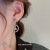 Diamond Awn Star Moon Earrings New Fashion Creative Design Sense Earrings Special-Interest Earrings Wholesale Female