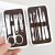 Leather Box 10-Piece Set Nail Scissor Set Portable Multi-Purpose Manicure Implement Gift Manicure Set Nail Clippers Set