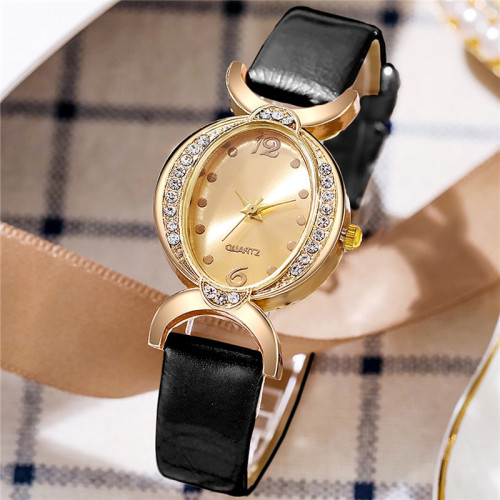 Women‘s Belt Simple Digital Scale Small Dial Quartz Watch Fashion All-Match Student Watch Spot Direct Supply