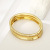 Gold Bracelet Female Zinc Alloy Classic Circle Inlaid Brick Simple Personality Original Design Factory Direct Sales Hand Jewelry
