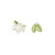 Temperament Gardenia Earrings Female Sterling Silver Needle Internet Celebrity Same Style Flower Stud Earrings Earrings