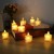 Factory Direct Sales LED Electronic Candle Smoke-Free Transparent Tealight Tears Candle Light Christmas Proposal Decoration
