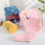 New Double Layer Thick Coral Fleece Cartoon Embroidery Shower Cap Hair Dryer Cap Female Cute Absorbent Quick-Drying Hair Towel Headcloth