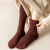 Lengthened Wool Socks for Men and Women Stockings Autumn and Winter Warm with Velvet Thick Terry Socks Calf High Men's Stockings