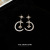 Diamond Awn Star Moon Earrings New Fashion Creative Design Sense Earrings Special-Interest Earrings Wholesale Female