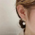 Zircon Stud Earrings Sterling Silver Needle Flower Earrings Korean Style Light Luxury Temperament All-Match Ear Jewelry