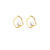 Korean New Creative Advanced Design Irregular Hollow-out Geometric Earrings Female S925 Silver Pearl Stud Earrings