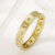 Brick Bracelet Zinc Alloy Women's Asymmetric Hollow European and American Fashion Cool Niche Exaggerated Style Costume Accessories