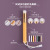 Solid Wood Nose-Washing Brush Pore Cleaning Makeup Brush Eye Countour Brush Cleansing Flat Top Brush Wood Color Small Nose Brush Medicated Acne Pads