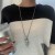 Rabbit Sweater Chain Pendant Ins Niche Design Light Luxury All-Match Advanced Online Influencer Necklace Accessories