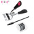 Factory Direct Supply Carbon Steel Pink Eyelash Curler Set Eyebrow Shaping Set Integral Curling Eyelashes Aid