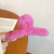 Solid Color Furry Barrettes Back Head New Plush Clip Bun Hairpin Temperament Grip Female Headdress