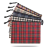 File Bag Plaid File Bag Office Stationery Case Paper Bag Plaid B8