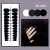 [Strip Pack] Short Round Head Matte Nail Patch Fake Nails 24 Pieces Wear Manicure Implement Nail Tip
