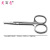 Manufacturer Packaging 2.0 Stainless Steel round Head Vibrissac Scissors Small Scissors Trimming Nose Hair Makeup Eyebrow Blade Beauty Tools