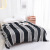 2023 Color Matching Skin-Friendly Single Layer Air Conditioning Blanket New Printed Strip Lambswool Office Nap Small Cover Spot