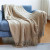 Knitted Blanket Sofa Cover Cover Blanket Tassel Thin Blanket Air Conditioning Blanket Bay Window Blanket Summer Nap Blanket