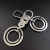 Linshi 7023 Keychain Alloy Key Ring Simple Double Ring Small Buckle Cross-Border Southeast Asia Middle East Africa Hot Sale Products