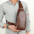 New Men's Chest Bag Shoulder Messenger Bag Casual Retro USB Crossbody Bag Messenger Bags Sports Men Chest Bag