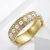 Pearl Bracelet Golden Circle Inlaid Brick European and American Fashion Cool Exaggerated Style Original Design Factory Direct Sales Hand Jewelry