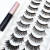 False Eyelashes 10 Pairs Magnetic Thick Long Curling False Eyelashes Mixed Eyelash Factory Wholesale