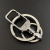 Linshi 317 Key Chain Alloy Key Ring Simple Double Ring Small Buckle Cross-Border Southeast Asia Middle East Africa Hot Sale Products