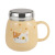 Creative Large Capacity Drinking Cup Cat Relief Personalized Cup Household Ceramic Mug Cute Simple with Lid